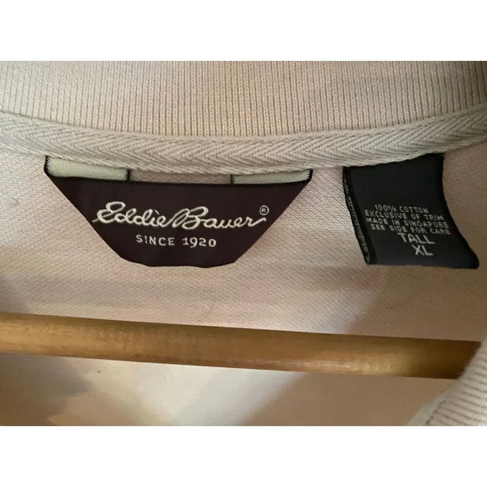Vintage Mens Eddie Bauer short sleeve Sweater - size XLT